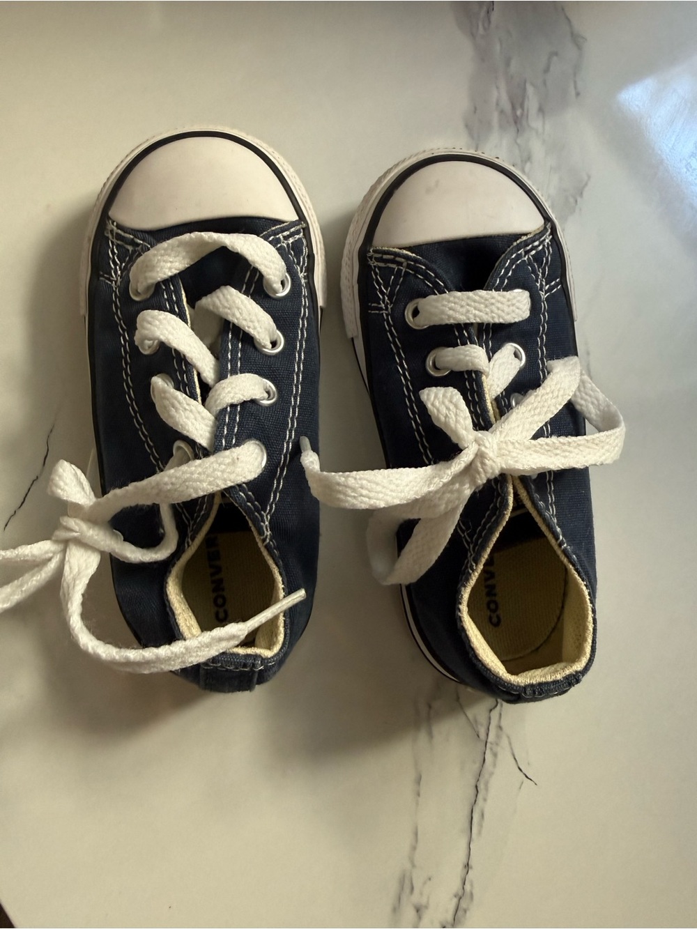 Converse Navy Canvas Low-Top Sneakers Toddler